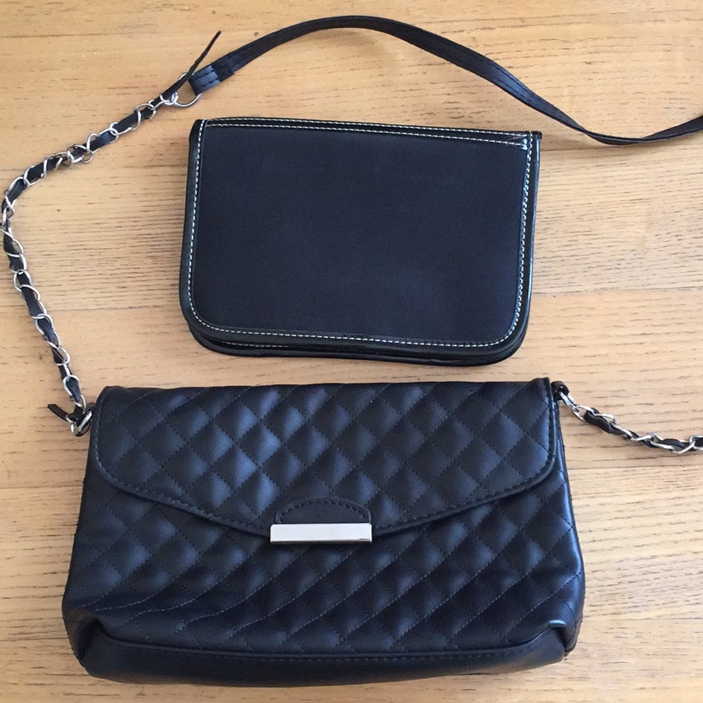Mango bag with large black wallet (bundle)
